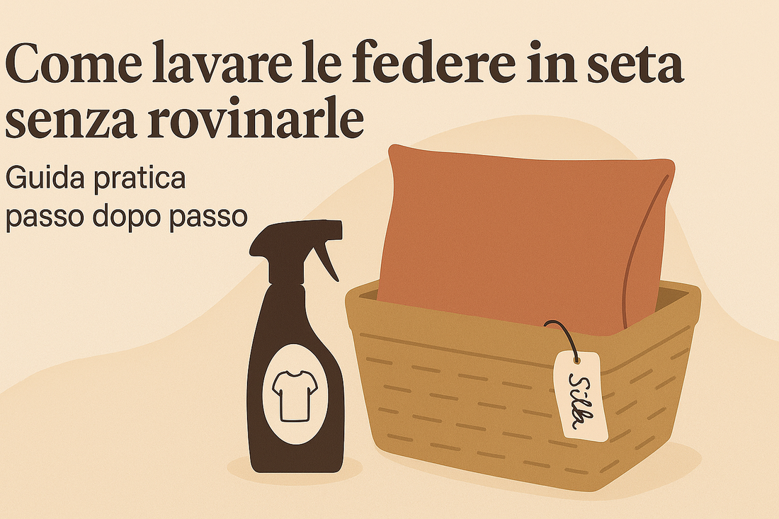 Come si lavano le federa in seta