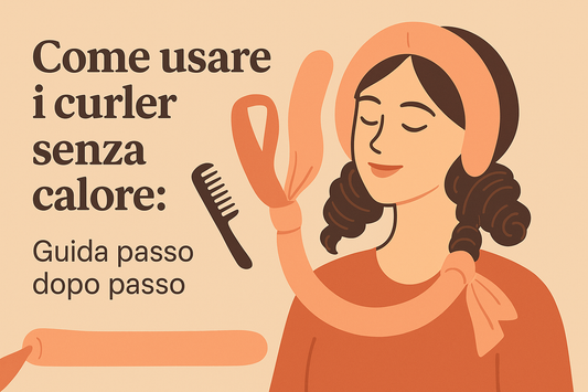 Come usare i curler senza calore guida passo dopo passo