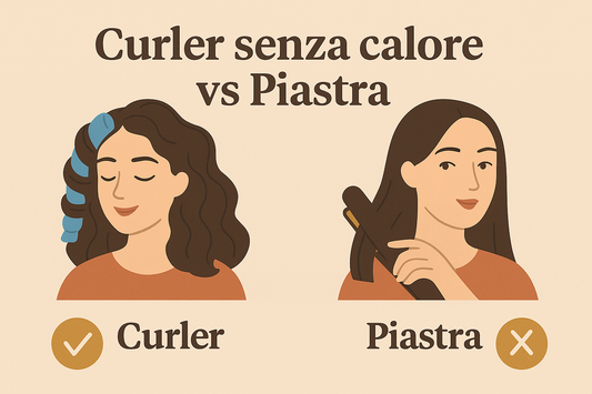 Curler senza calore vs piastra