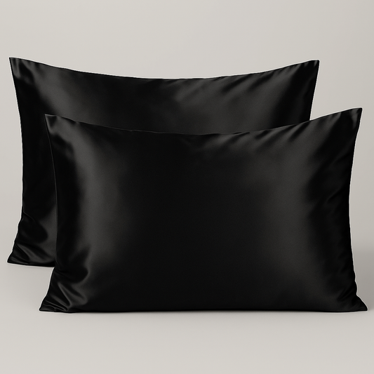 Federe in seta nere Bella Seta – eleganza e protezione per capelli e pelle