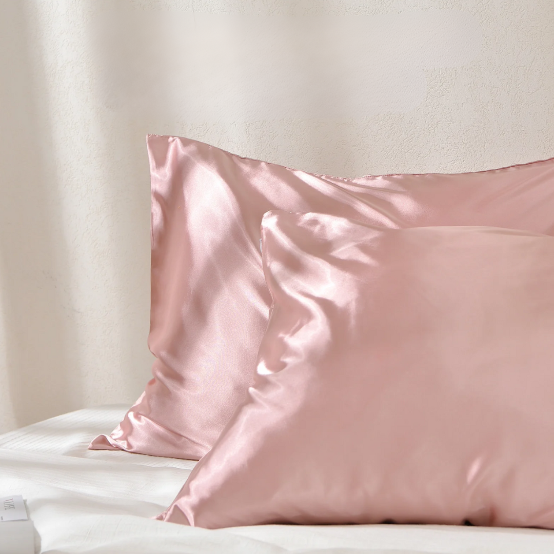 Federe in seta rosa Bella Seta – lusso per un sonno rigenerante e capelli senza crespo