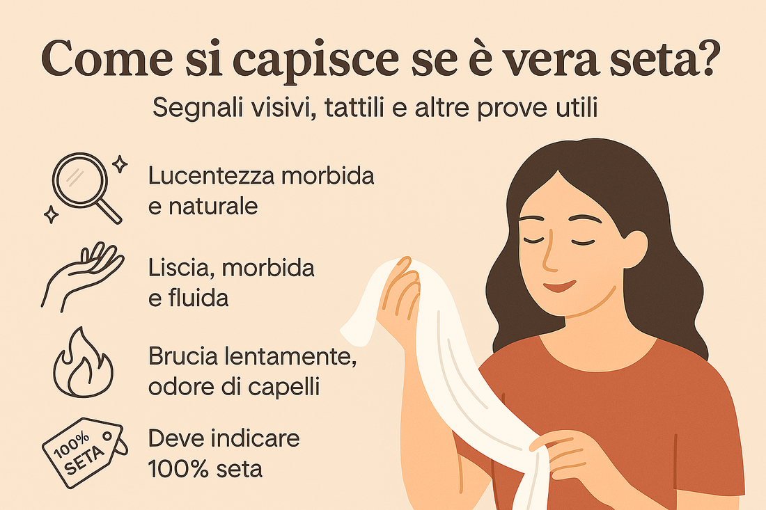 Come si capisce se è vera seta
