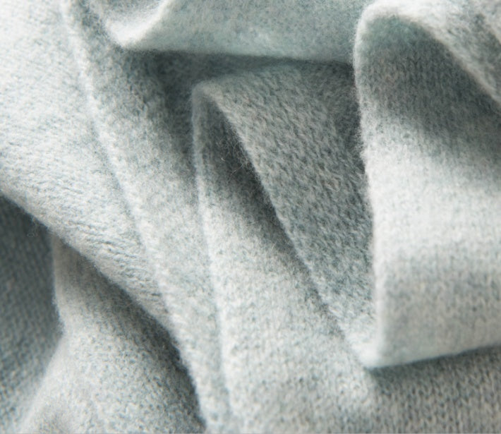 Scialle in Puro Cashmere Lavorato a Maglia - BellaSeta