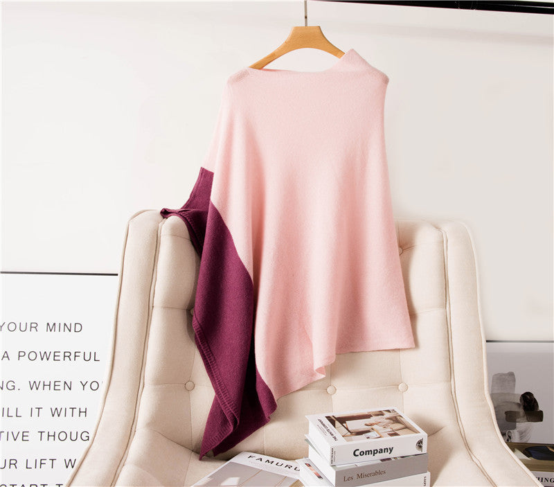 Scialle in Puro Cashmere Lavorato a Maglia - BellaSeta