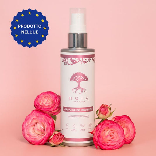 Acqua di Rosa Organica 100 ml – Idrata, Tonifica e Rinnova - BellaSeta