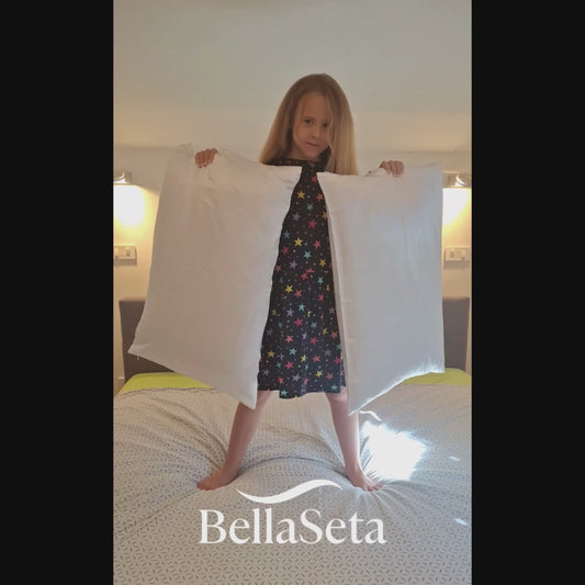 100% Federa in seta Mulberry | Bianca